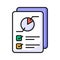 Check this carefully crafted icon of business report, analytical report vector