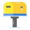 Check this carefully crafted vector of mailbox, premium icon design