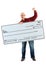 Check: Cheering for the Oversized Check