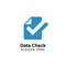 Check Document Logo Template Design. doc check icon symbol design