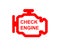 Check engine car symbol