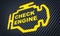 Check engine symbol