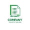 Check, filing, list, listing, registration Flat Business Logo te