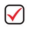 Check icon. Checkmark vector. Approved symbol. Ok icon. Check button sign. Tick icon. Checkpoint.