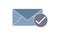 Check mail icon vector image