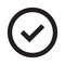 Check Mark Icon Vector, Checkmark Icon, Approved Symbol, Confirmation Sign, Design Elements, Checklist, Positive Thinking Sign,