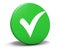 Check Mark Symbol Green Button