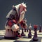 Check Mate Chess Move Generative AI Illustration