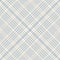 Check plaid pattern glen in blue and beige. Seamless diagonal soft cashmere tweed illustration vector for dress, skirt, blanket.