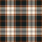 Check plaid pattern print in brown, orange, beige for autumn winter. Seamless herringbone textured classic tartan for flannel.