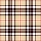 Check plaid pattern Thomson tartan in beige, red, white, brown. Seamless classic Scottish tartan vector for spring.