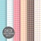 Check Seamless pattern. Geometrical vector background. Pastel li