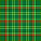 Check tartan plaid fabric seamless pattern texture background - green, red and yellow color