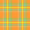 Check tartan plaid scotch fabric seamless pattern texture background - orange, blue, yellow, green and white color