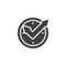 Check Time vector icon