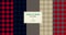 Check and tweed seamless patterns