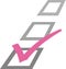 Checkbox vector icon