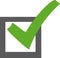 Checkbox vector icon