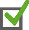 Checkbox vector icon