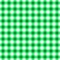 Checked cloth of green and gray geometric shapes. Background of colored squares and rectangles on a white background. Gold fabric