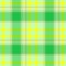 Checked diamond tartan plaid scotch fabric seamless pattern texture background - color highlight green, yellow and orange