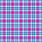 Checked diamond tartan plaid scotch fabric seamless pattern texture background - color light baby blue hot pink magenta
