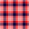 Checked diamond tartan scotch kilt fabric seamless pattern texture background - color strawberry red, coral, peach, salmon