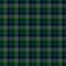 Checked tartan plaid scotch kilt fabric seamless pattern texture background - color dark green, blue and yellow