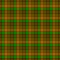 Checked tartan plaid scotch kilt fabric seamless pattern texture background - medium green, bright and dark red, yellow co