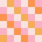 Checkerboard retro groovy square background.