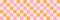 Checkerboard retro groovy square background.