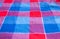 Checkered cloth texture. Squares on textile. Natural fabrics background