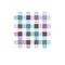 Checkered Colorful Vector Logo Template