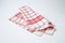 Checkered dishtowel