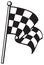 Checkered flag