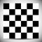 Checkered geometric pattern. Abstract uncolored pattern with squares / rectangles