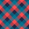 Checkered gingham fabric seamless pattern in grey blue and pink, vector