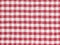 Checkered Gingham tablecloth red white fabric pattern background texture