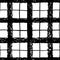 Checkered hand drawn black vector seamless pattern