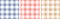 Checkered napkin lines cells modern seamless paterns design. Gingham checkered