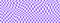 Checkered optical illusion. Distorted chessboard with purple and white squares. Psychedelic pattern. Warped checkerboard
