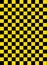 Checkered pattern black and yellow color