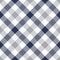 Checkered pattern in blue  grey  white. Gingham vichy seamless pixel check plaid for skirt  shirt  backpack  picnic blanket.