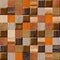 Checkered pattern - different colors - wooden texture