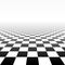 Checkered perspective background