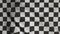 Checkered Racing flag. Racing Chequered Flag Waving in Wind