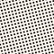 Checkered seamless pattern. Black and white vector texture with small squares