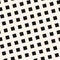 Checkered seamless pattern. Black and white vector texture with small squares