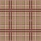 Checkered seamless pattern, stripes of beige, Burgundy and pink on a beige background