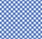 Checkered tablecloth backgound blue and white